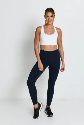Revitalise High Waisted Leggings - Navy Blue