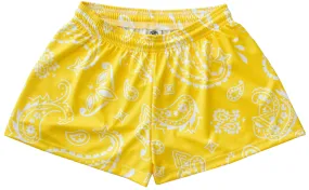 RF Women's Paisley Shorts - Yellow