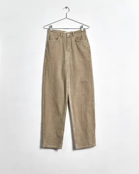 Róhe 'high waisted' jeans, khaki, 8