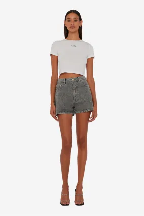 Rhinestone Denim Shorts