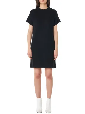Rib Knit Dress (508-BLACK)