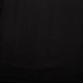 Rib Knit - OLLIE - 007 - Black