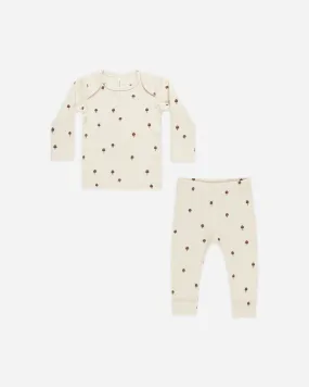 Ribbed Tee   Legging Set | Mushrooms