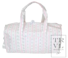 Ribbon Floral Weekender Duffle Bag