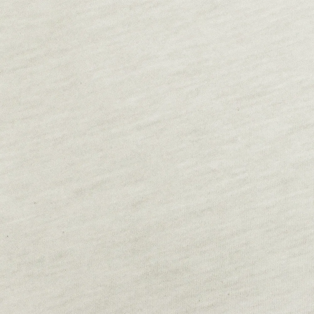 Rice White Stretch Poly Jersey Knit Fabric