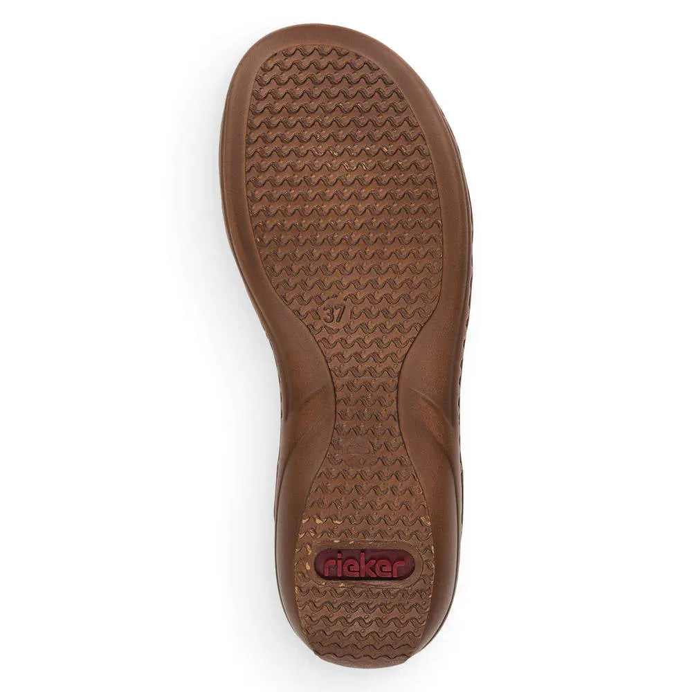 Rieker Womens Regina 38 Rosa Marone