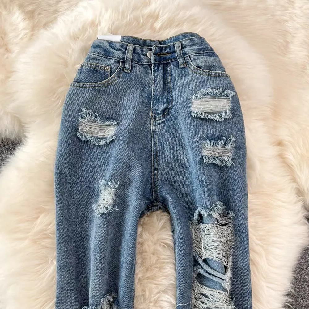 Rihanna Ripped Jeans