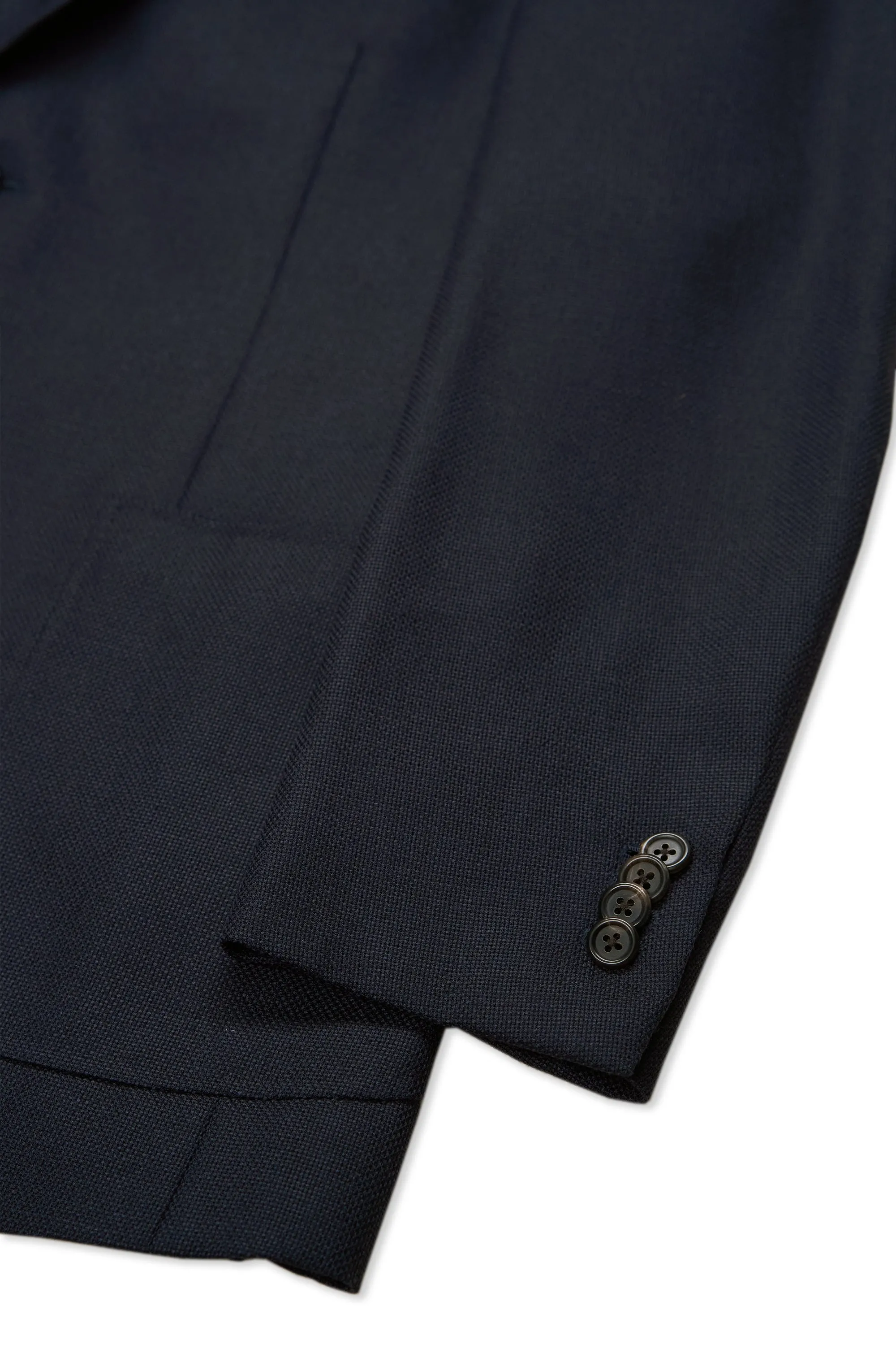 Ring Jacket 184 Navy Hopsack Wool/Mohair Sport Coat