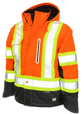 Ripstop Fleece Lined Safety Jacket by Tough Duck - Style S245