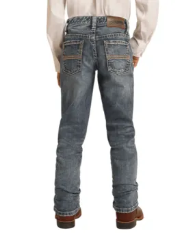 Rock & Roll Cowboy Boy's Revolver Reflex Slim Fit Straight Leg Jeans BBS-1790