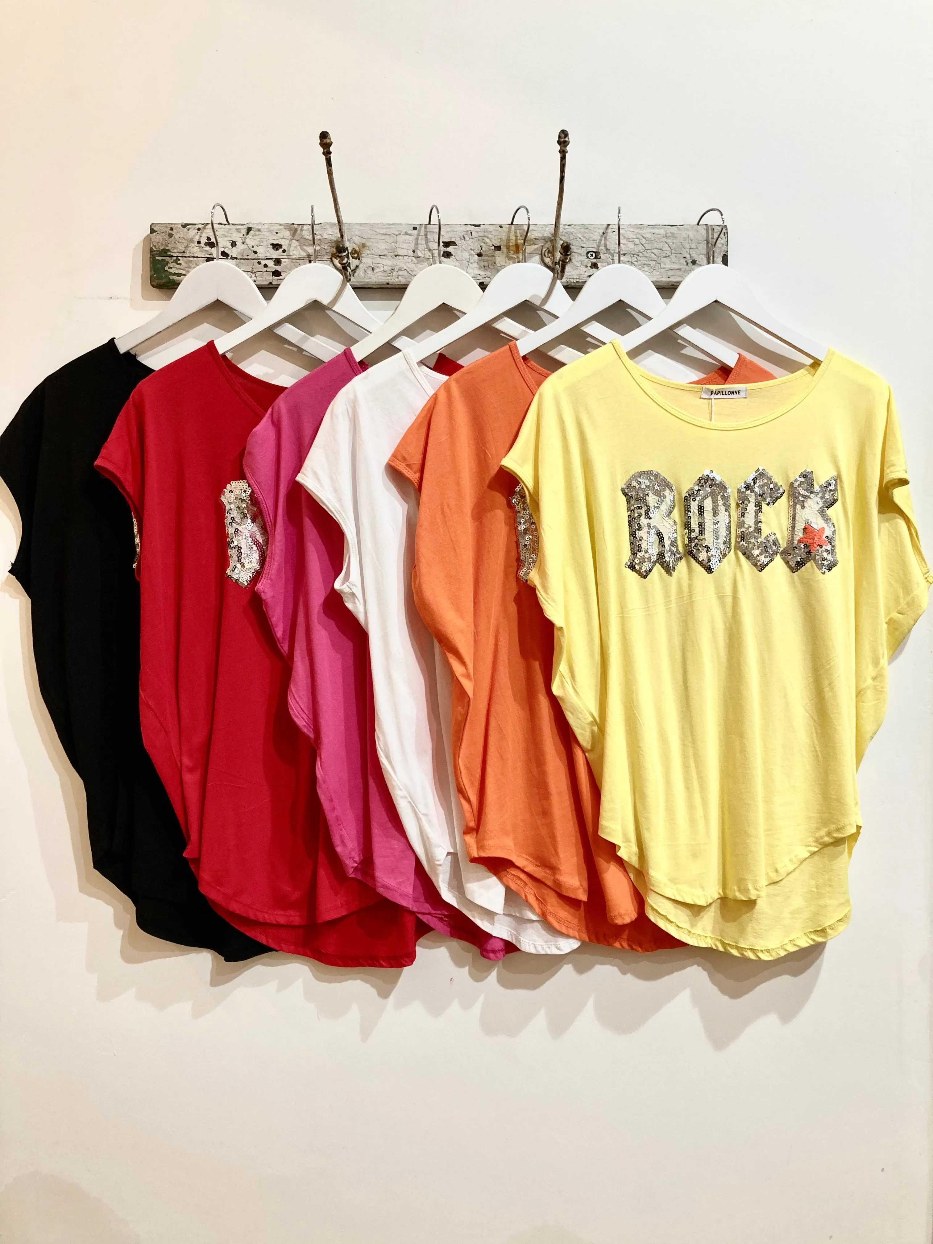 ROCK Sequin T-Shirt