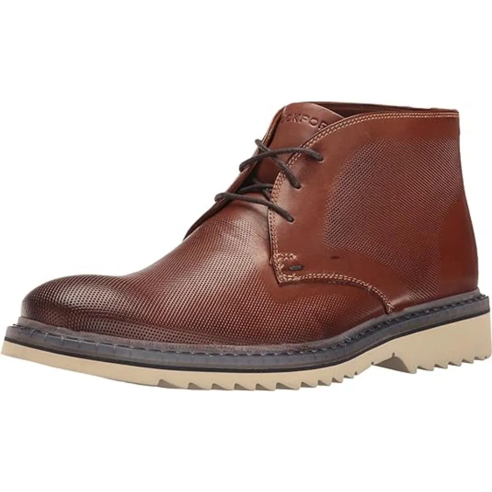 Rockport Jaxson Chukka Mens V82686-Brown Medium