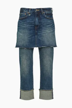 Romeo Double Classic in Melvin Blue Stretch