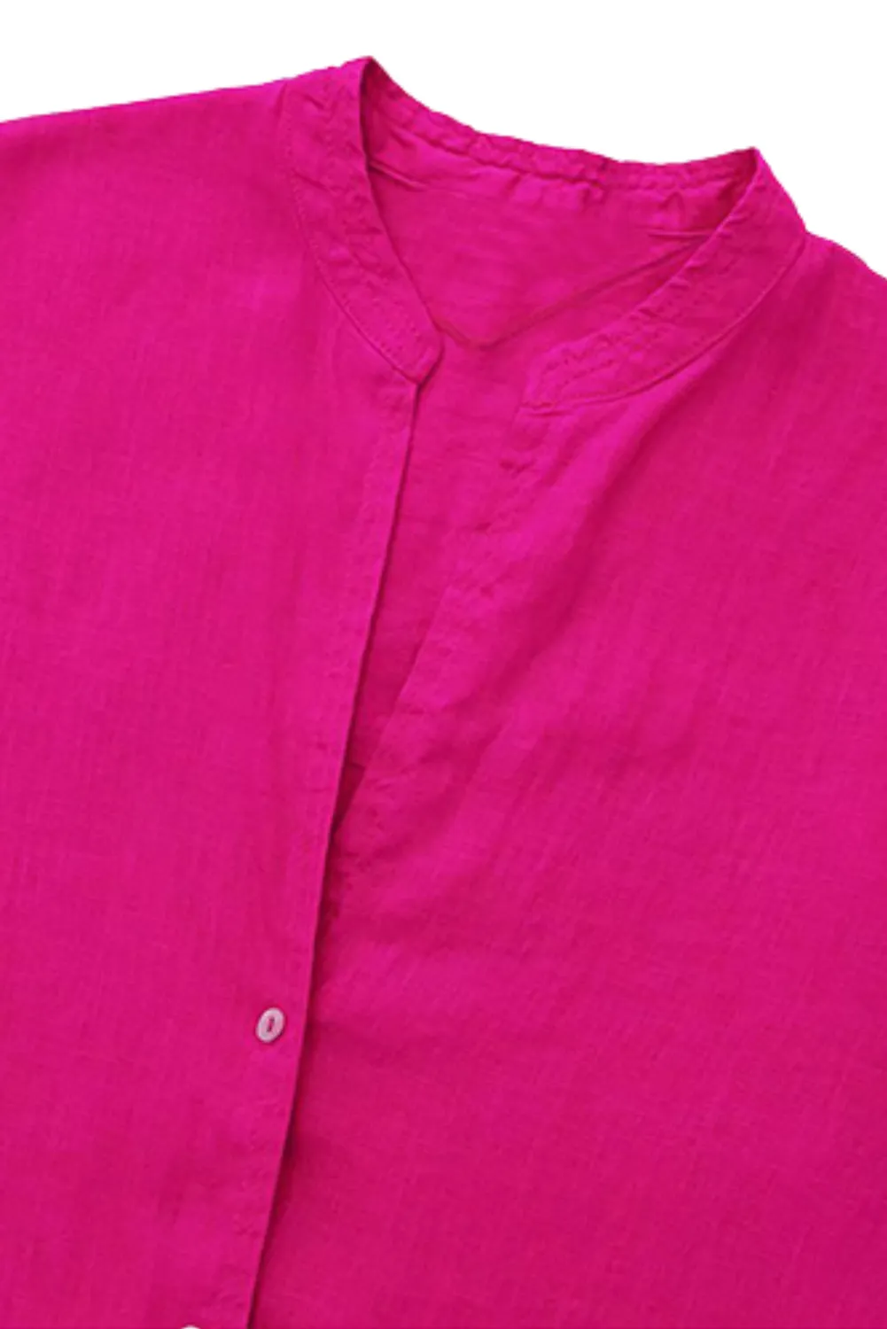 'Ronda' Linen Buttoned Dress
