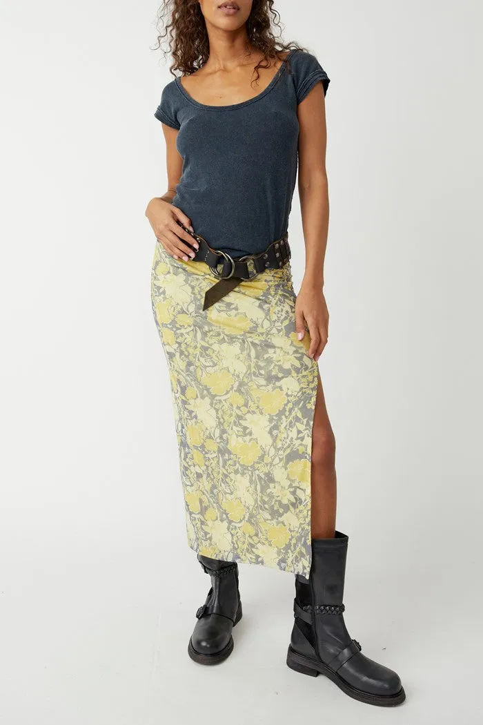 Rosalie Mesh Midi Skirt