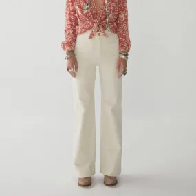 Ross Denim Pants - Disco White