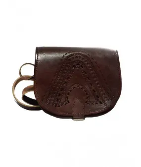 Round bag Mountain pattern