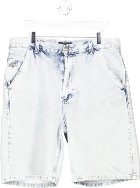 Route One Light Blue Denim Shorts W34