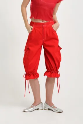 Roxy Short Red Twill