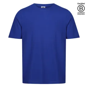 Royal blue classic fit cotton T-shirt