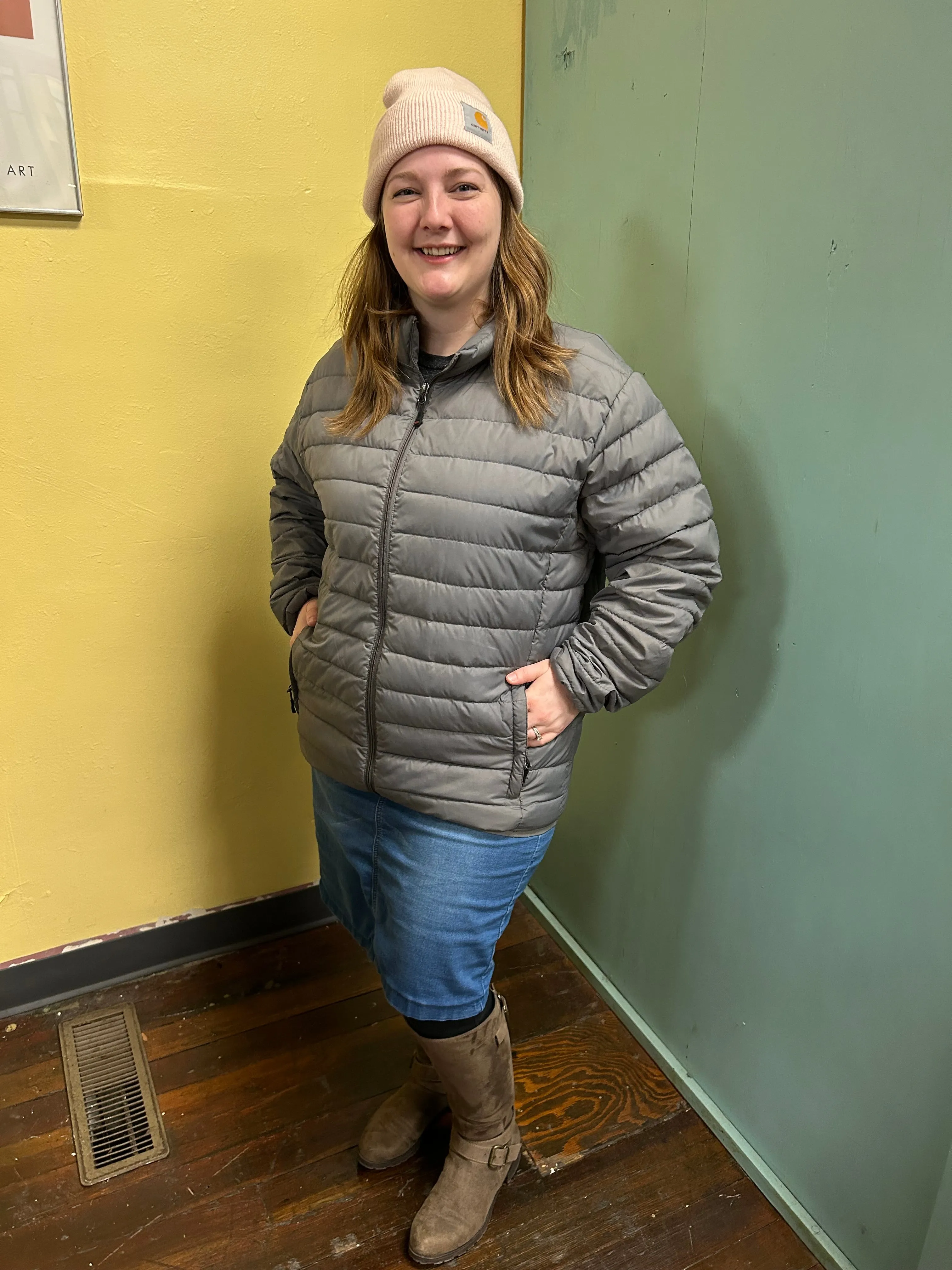 Royal Falcon Gray Jackets/Coats, Large