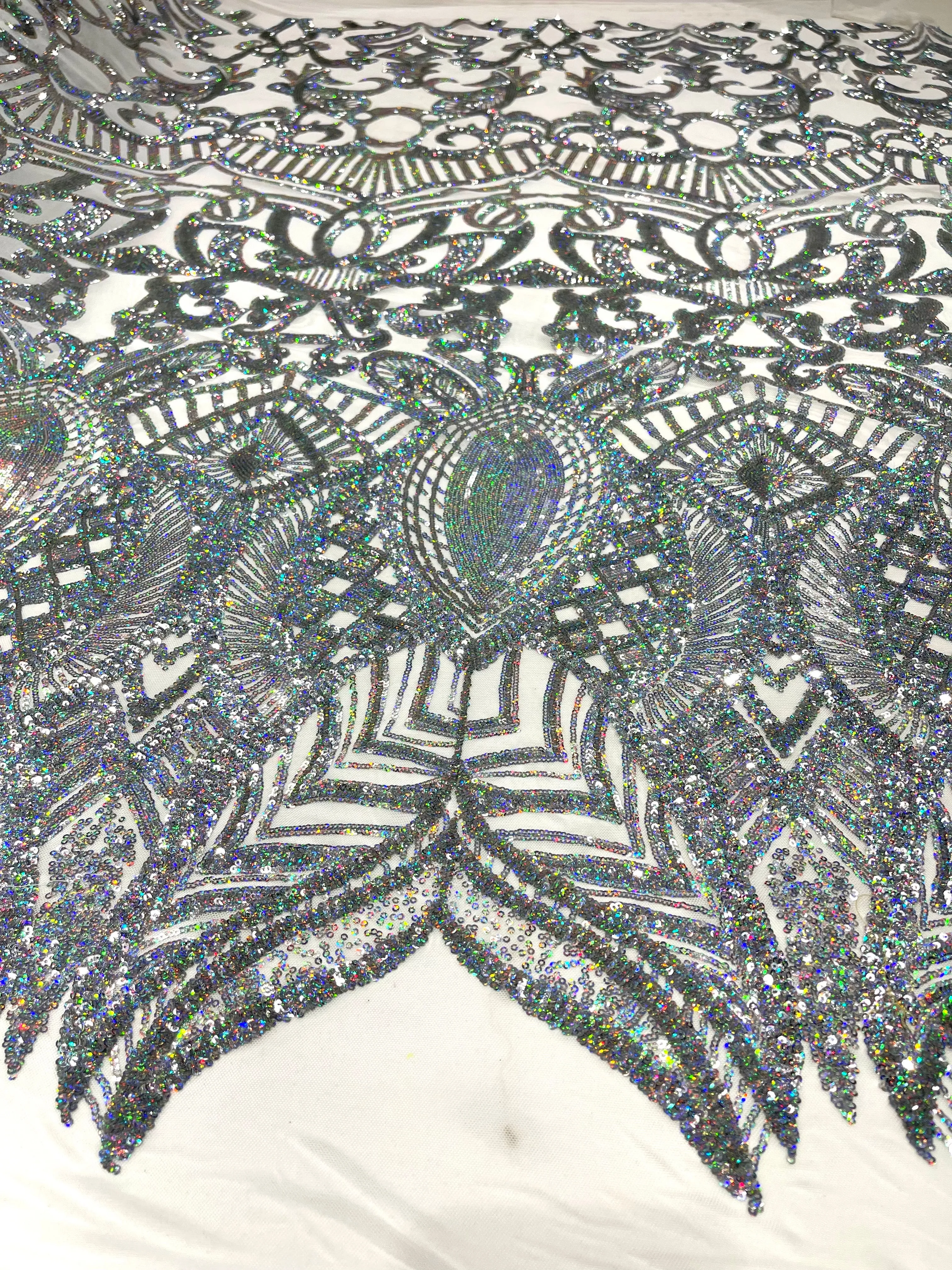 ROYALTY SEQUIN DAMASK (By The Yard)