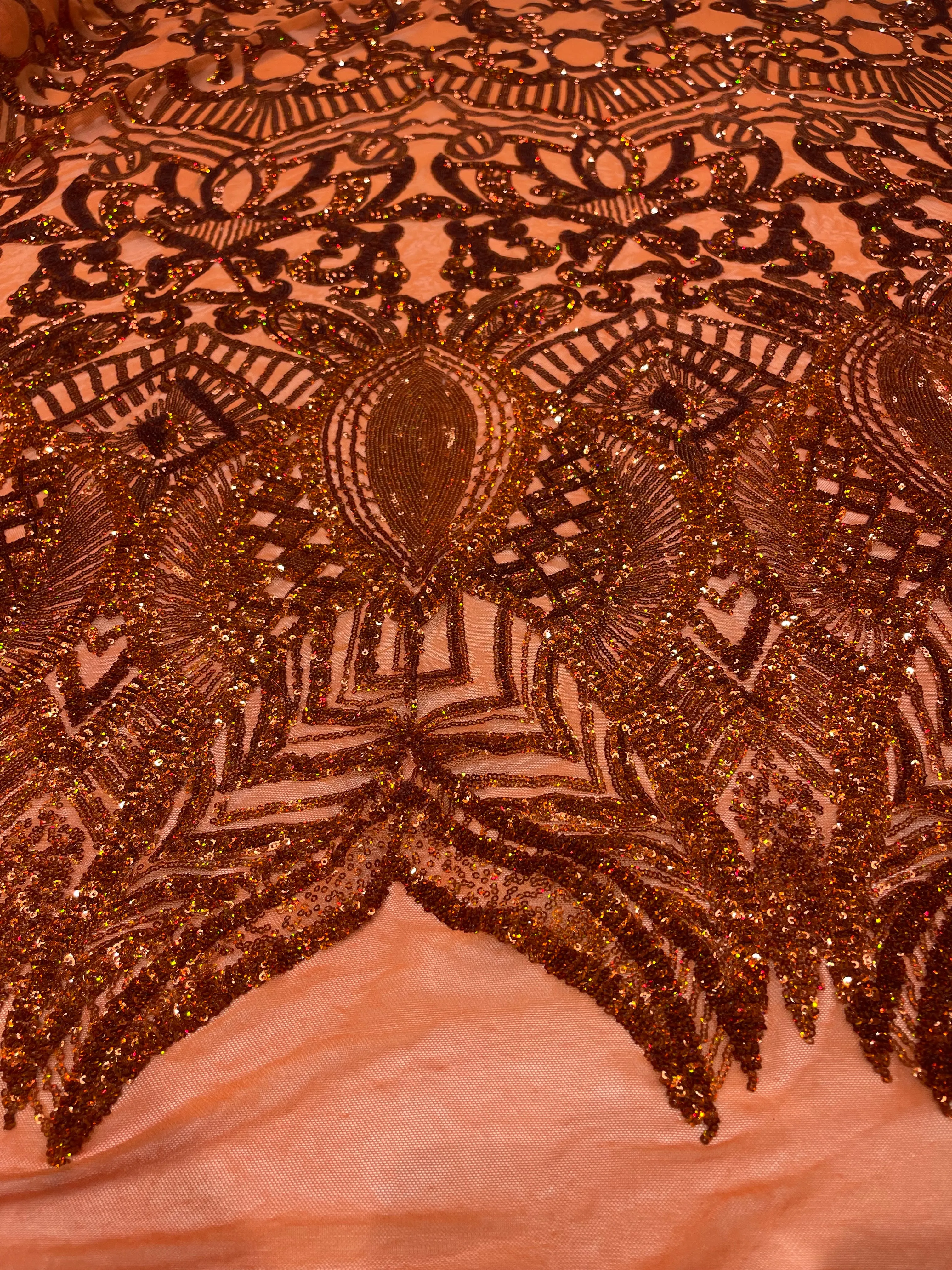 ROYALTY SEQUIN DAMASK (By The Yard)