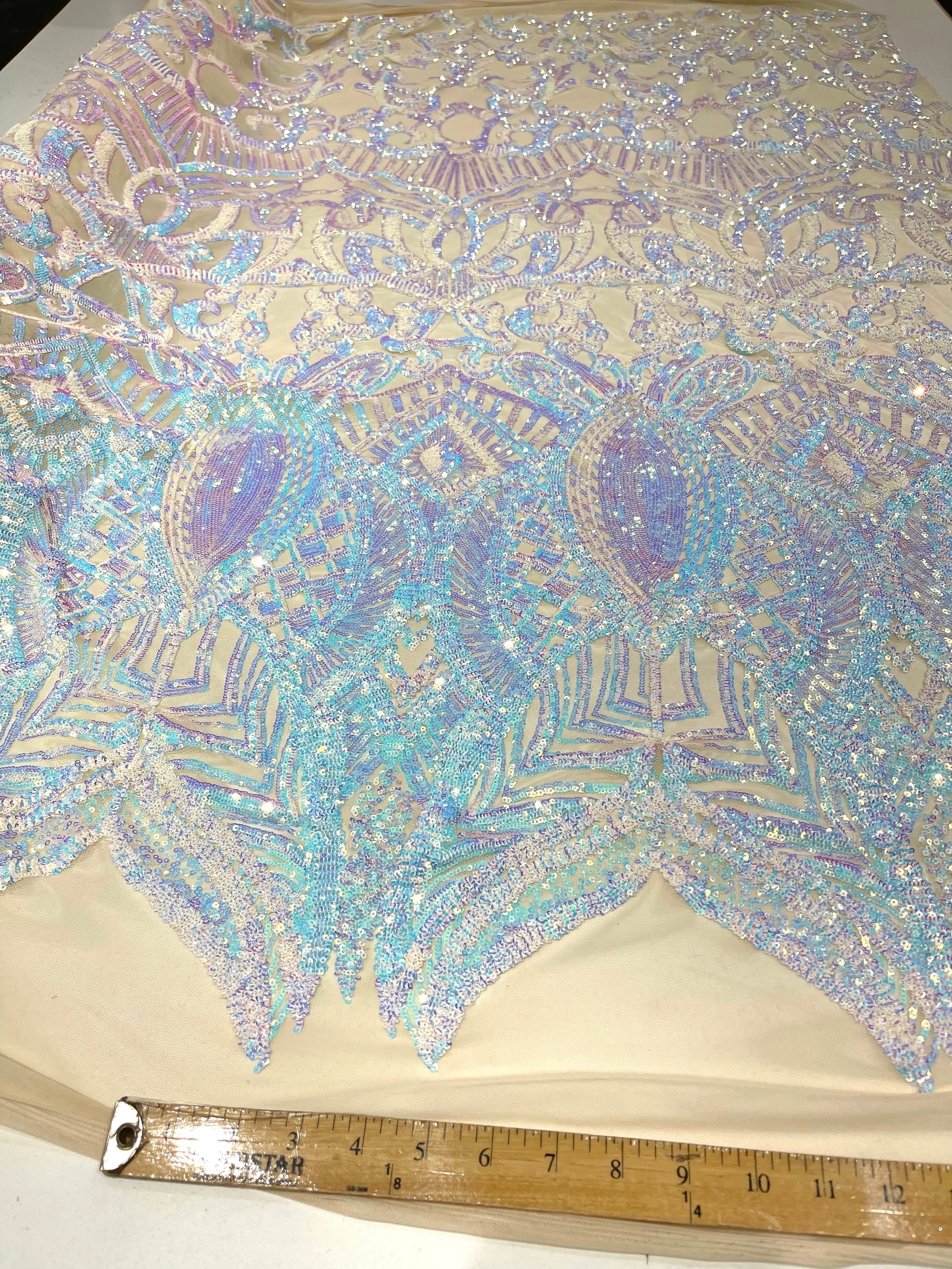 ROYALTY SEQUIN DAMASK (By The Yard)