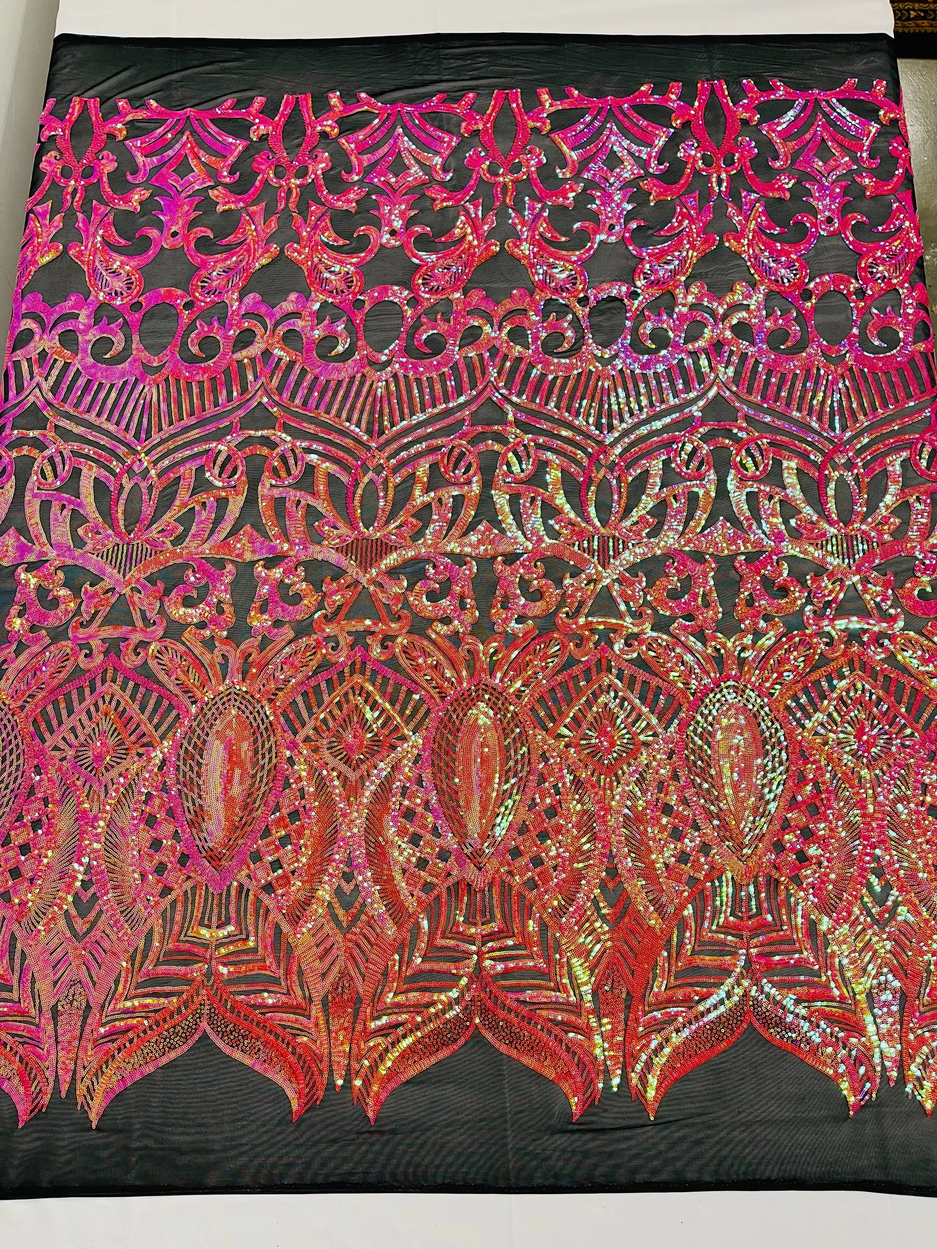 ROYALTY SEQUIN DAMASK (By The Yard)