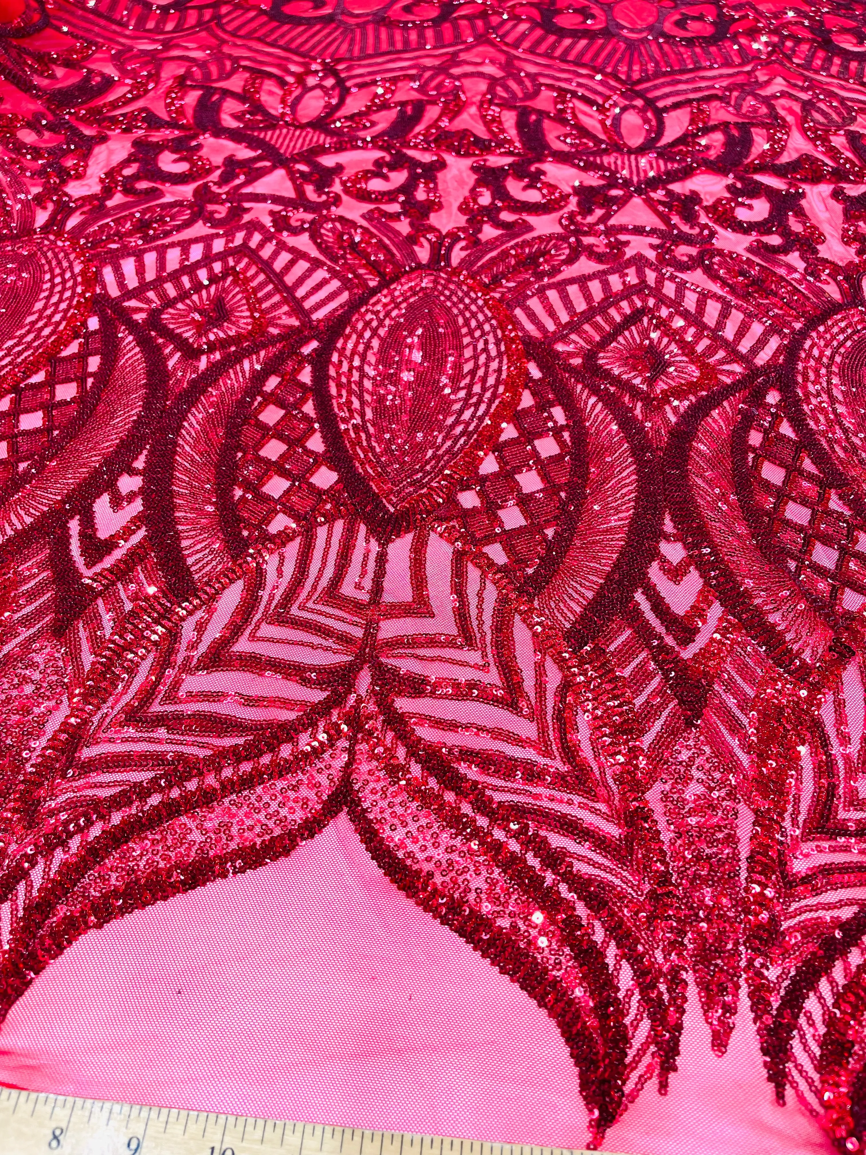 ROYALTY SEQUIN DAMASK (By The Yard)