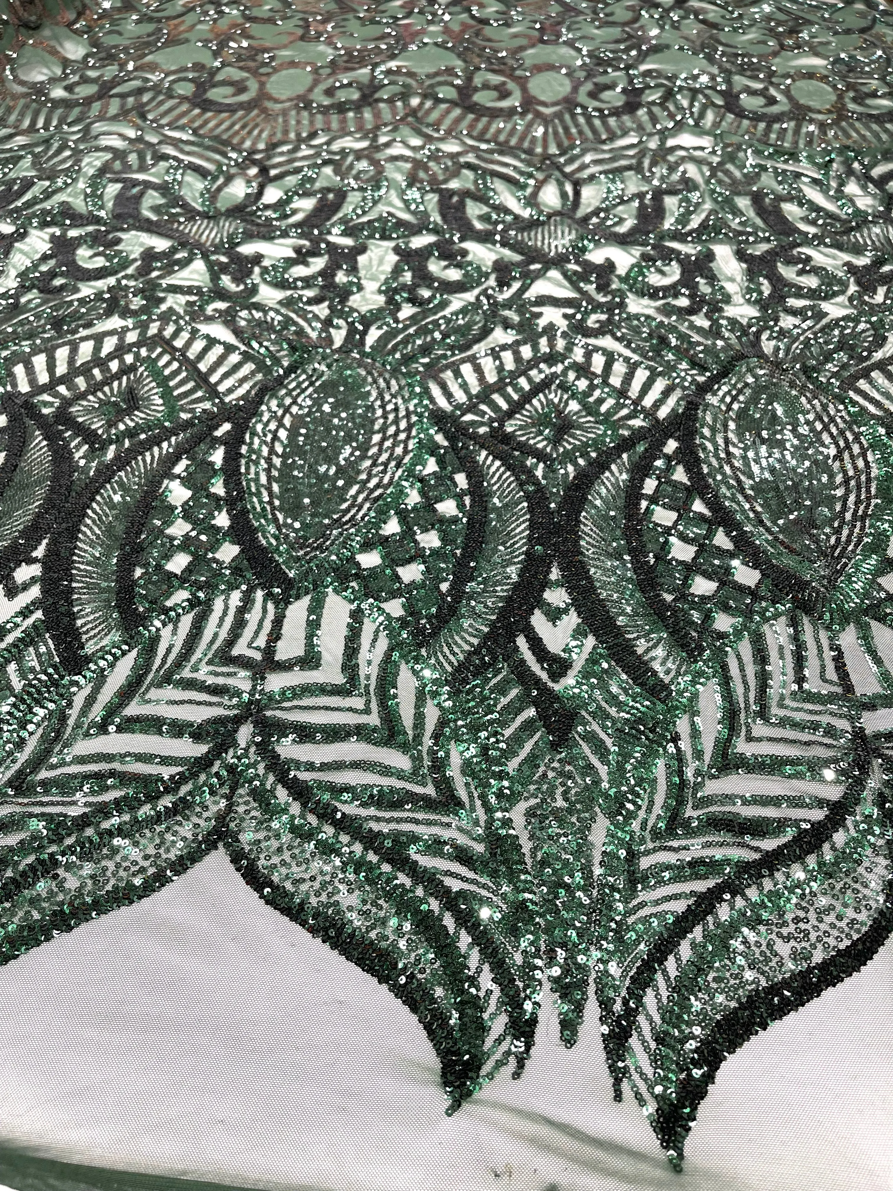 ROYALTY SEQUIN DAMASK (By The Yard)