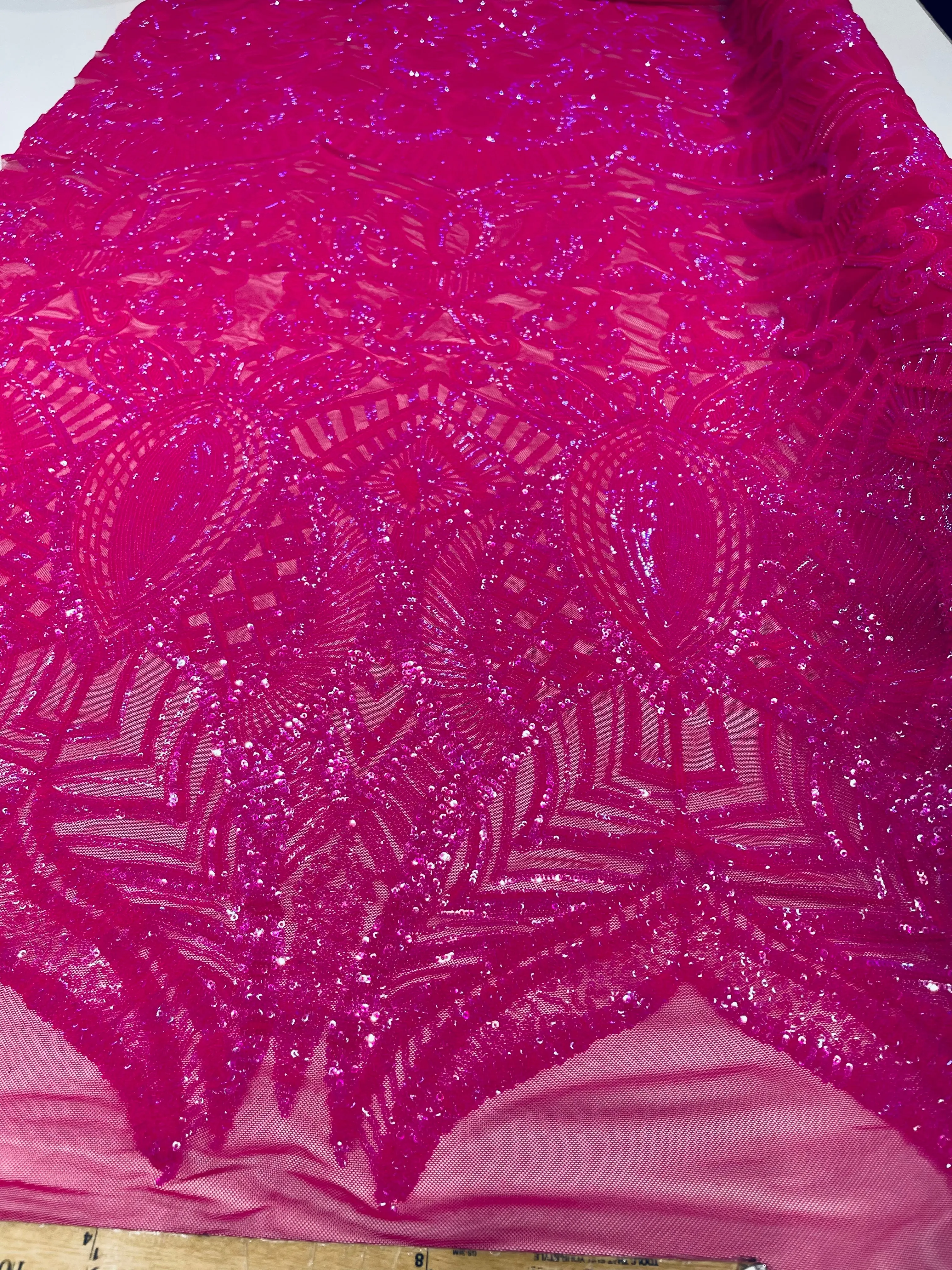 ROYALTY SEQUIN DAMASK (By The Yard)