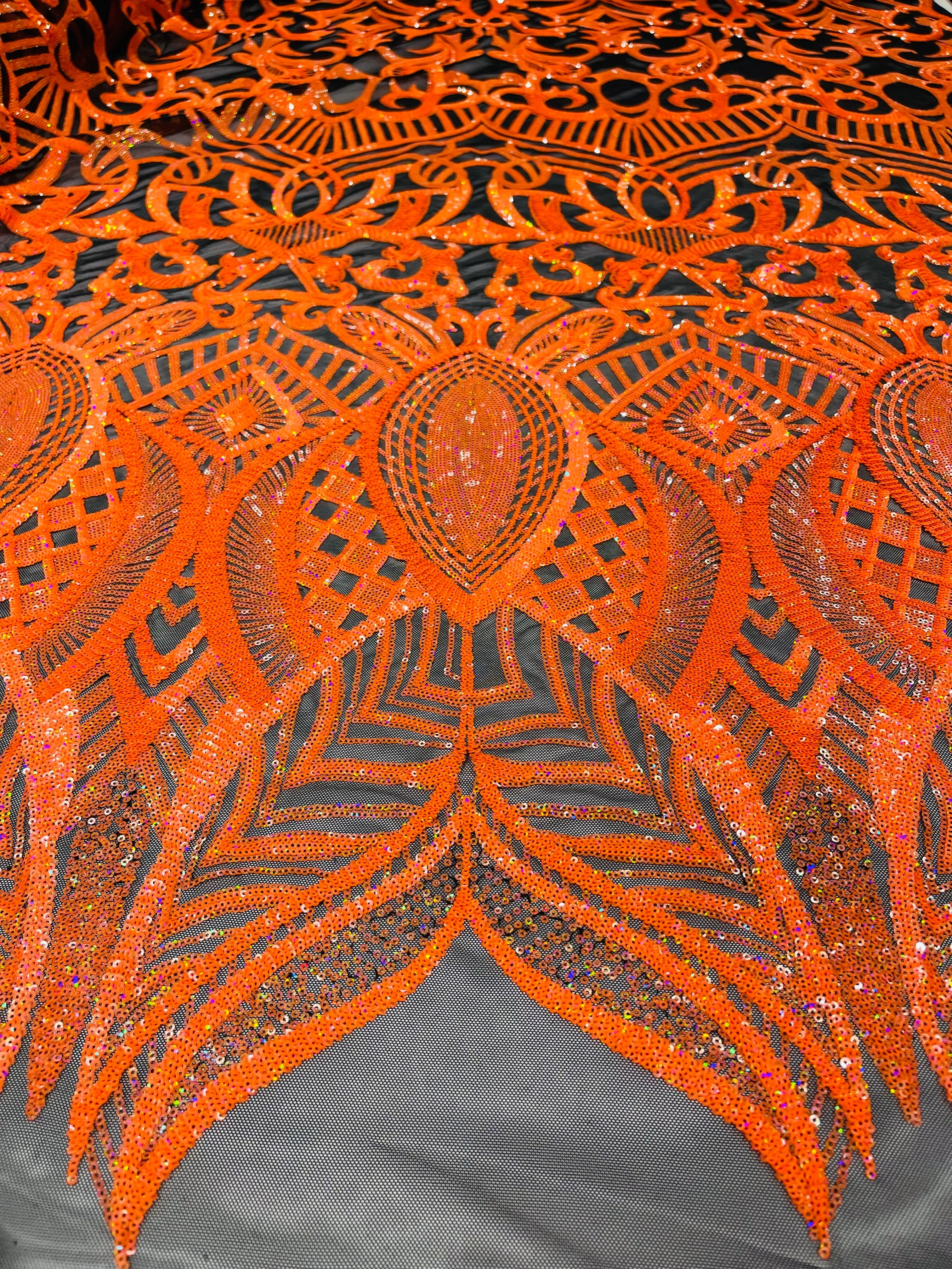 ROYALTY SEQUIN DAMASK (By The Yard)