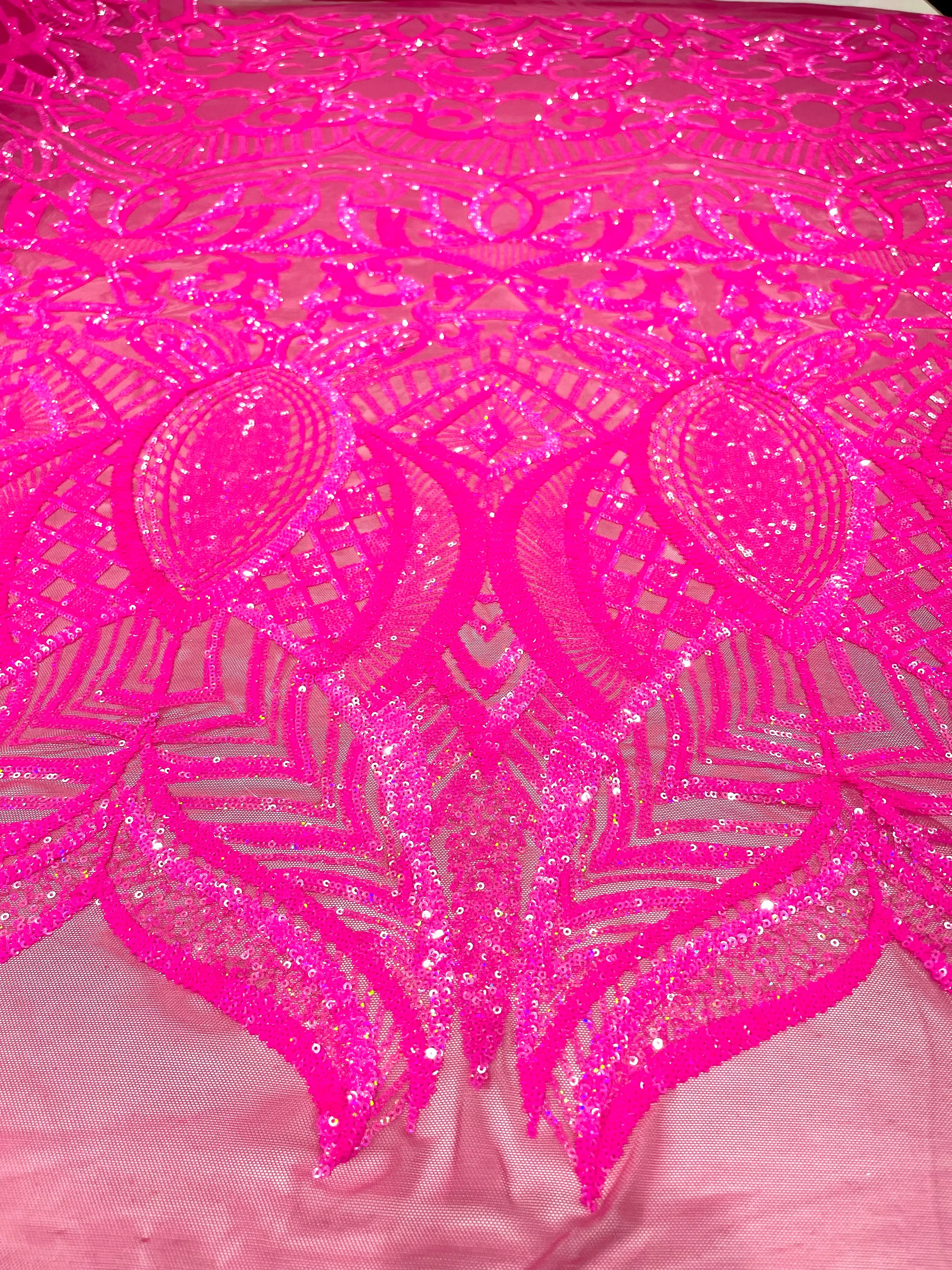 ROYALTY SEQUIN DAMASK (By The Yard)