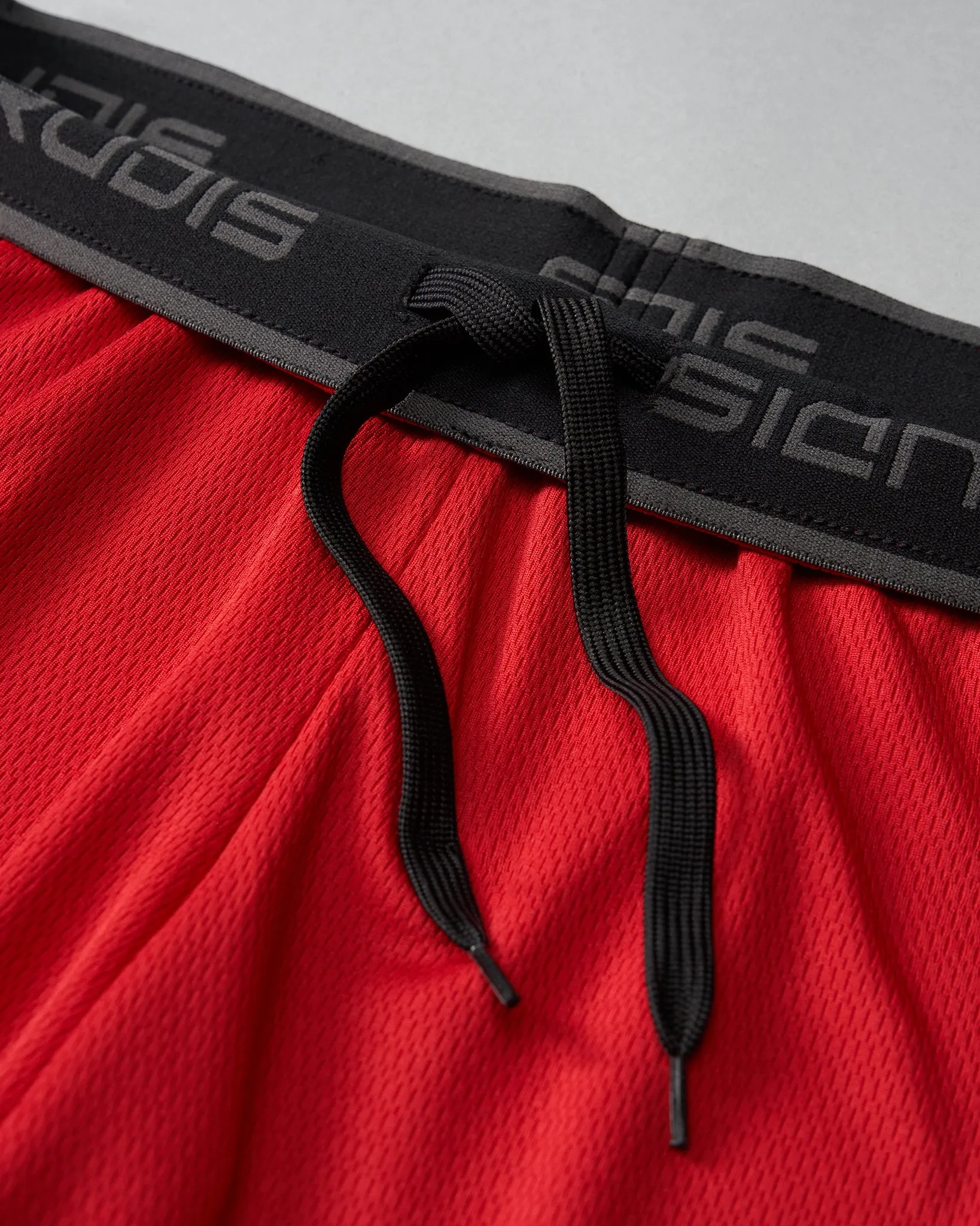 RUDIS 6" Youth Mesh Shorts - Red