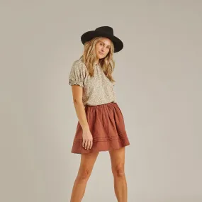 Rylee   Cru Women's Simple Skirt - Wine