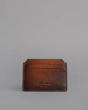 Saffiano Leather Credit Card Holder