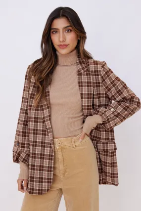 SALE - Lily Plaid Blazer