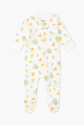 SALE - One-Piece Baby Footed Pajamas_Summer Mickey Mouse