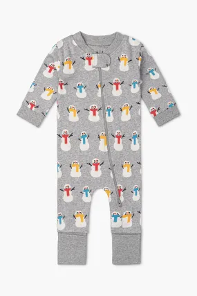 SALE - One-Piece Baby Pajamas_Cheery Snowmen