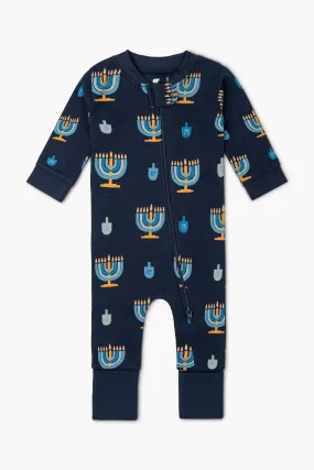 SALE - One-Piece Baby Pajamas_Dreidel Dreidel