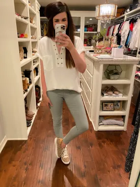 SALE! YMI Hyperstrech Skinny Jeans in Aloe