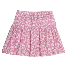 Sally Skort - Roland Floral Fuchsia