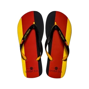 Samba Sol Men's Countries Collection Flip Flops - Germany