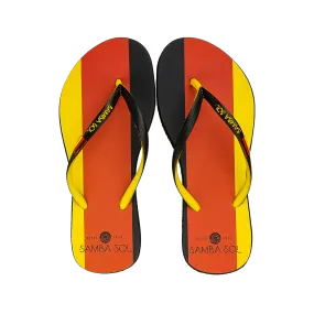 Samba Sol Women's Countries Collection Flip Flops - Germany