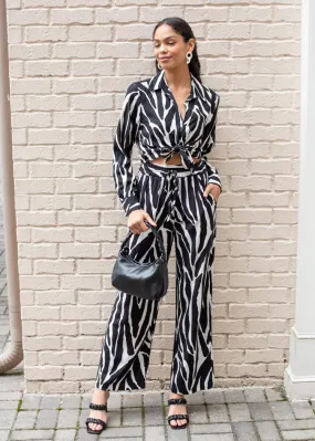 Sanctuary Mirage Brushstoke Print Pant