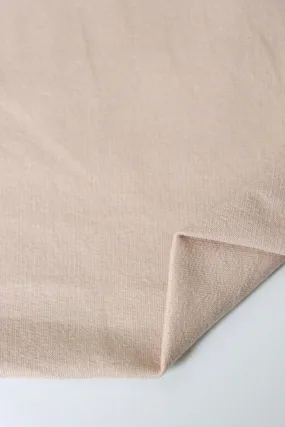 Sand Cotton Spandex French Terry