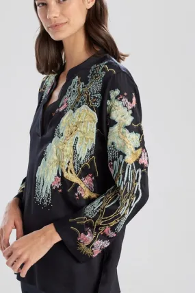 Sansui Embroidered Tunic Top