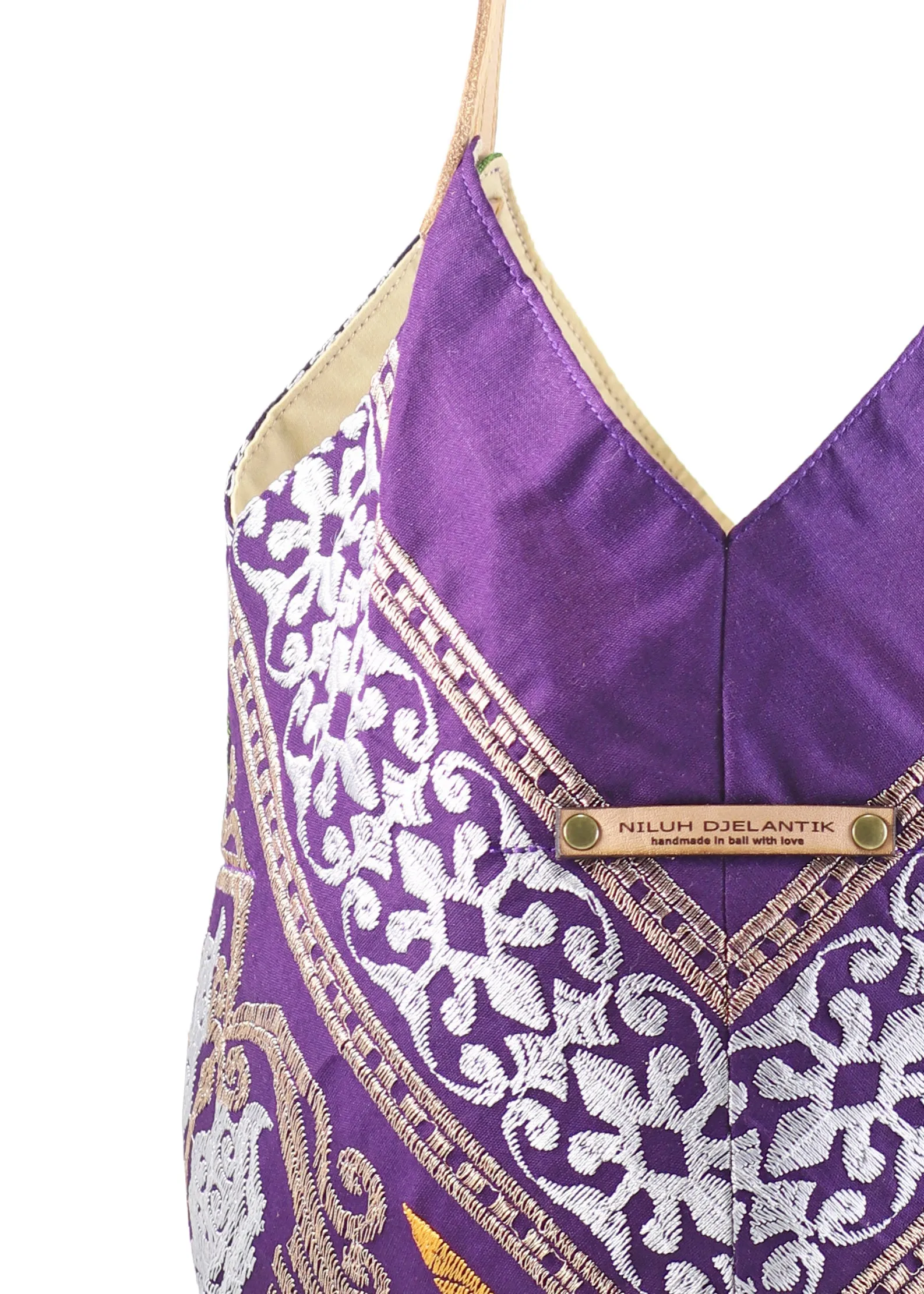 Saraswati Origami Tote Bag - Purple Arjuna