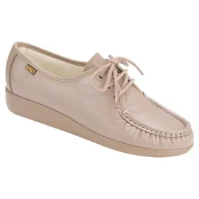 SAS Women's Siesta Lace Up Loafer in Mocha Wide